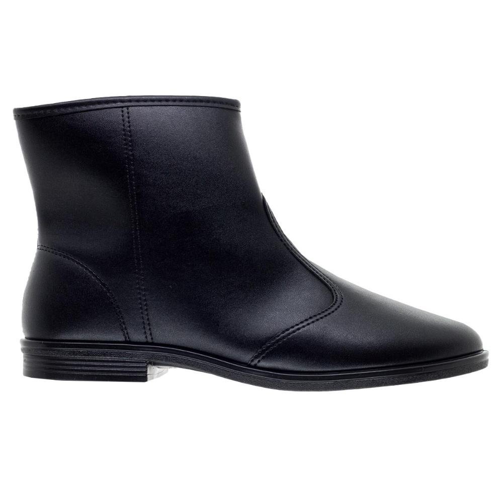 Bota Cano Curto Feminina Beira Rio 9085.100 Preta Preto 1