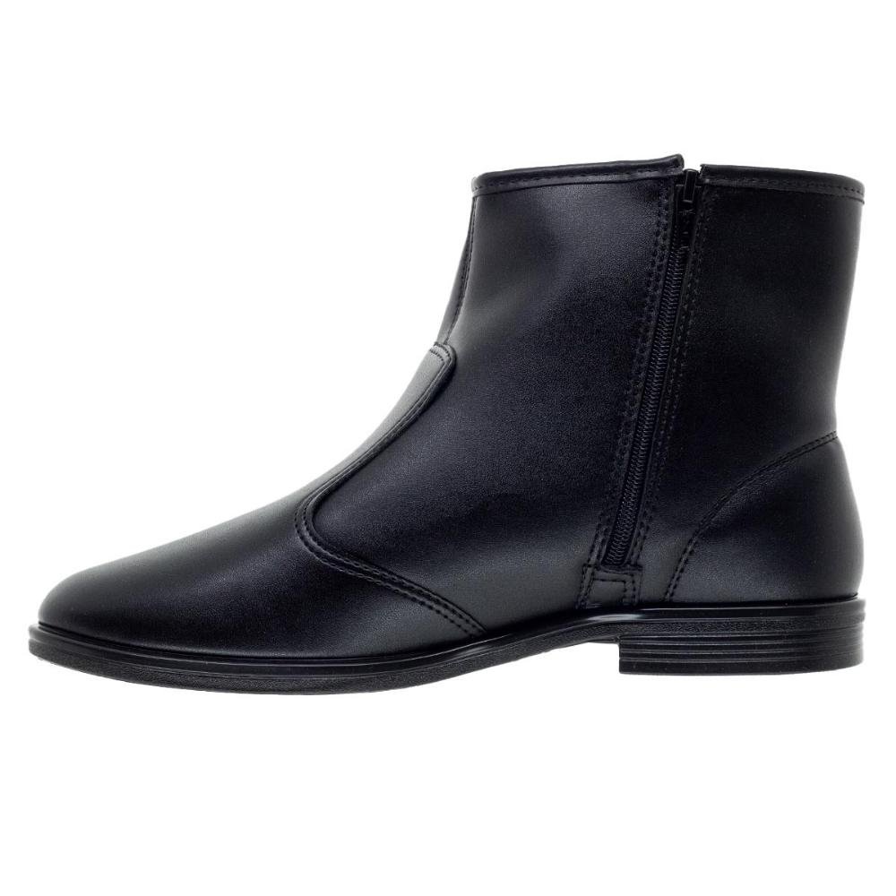 Bota Cano Curto Feminina Beira Rio 9085.100 Preta Preto 2