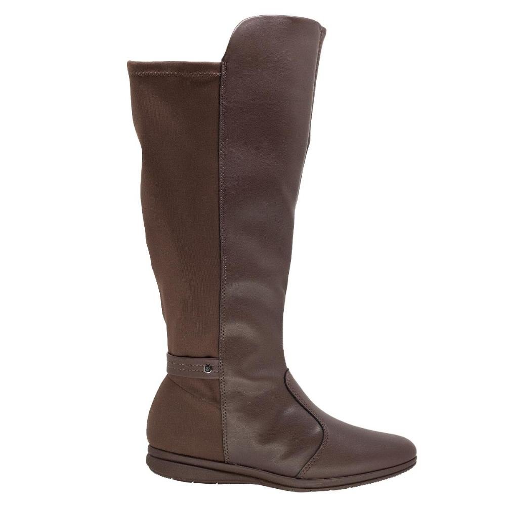 Piccadilly Bota Rasteira Cano Alto CamurÃ§a Cano Longo Botas Da