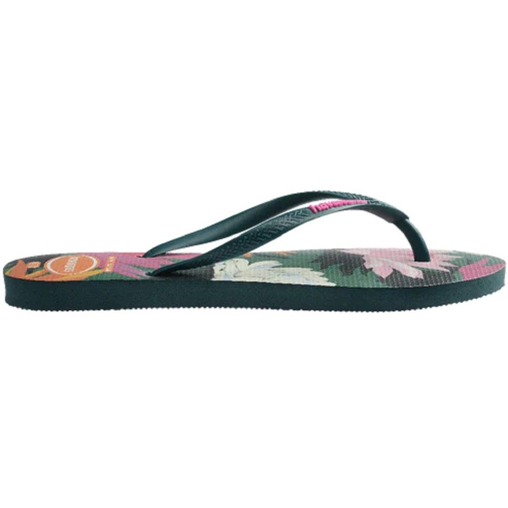 Chinelo Havaianas Feminino Slim Summer Bliss Verde Verde 3