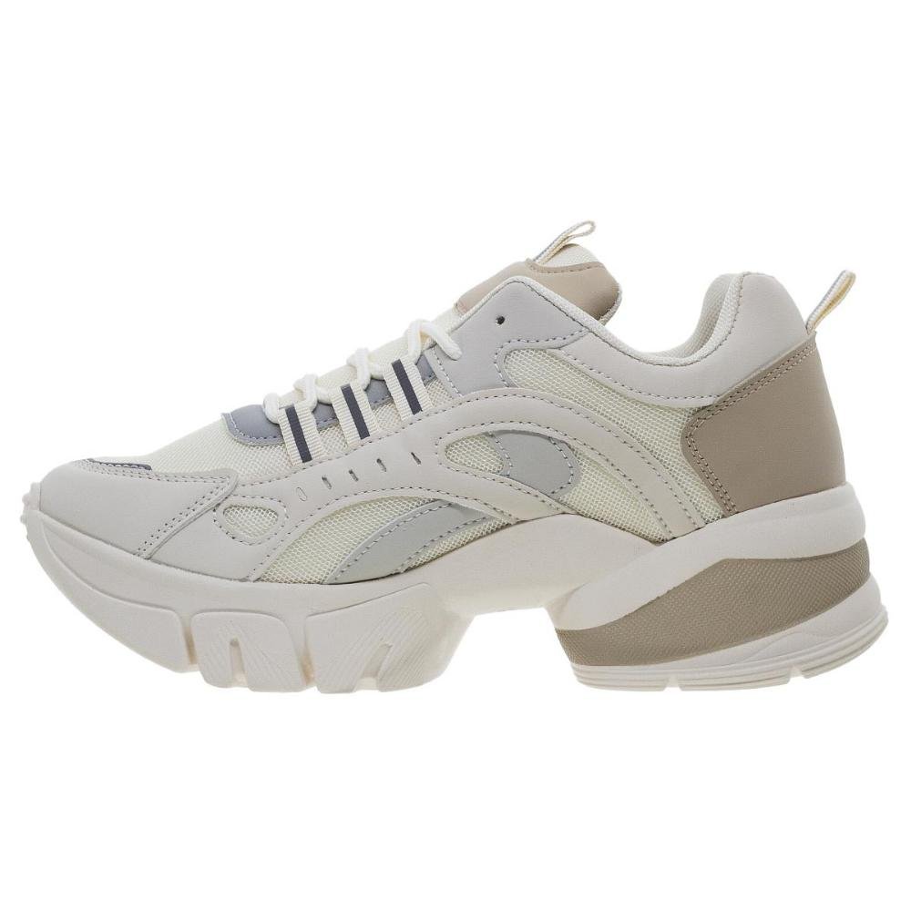 Tênis Chunky Feminino Ramarim 2480231 Offwhite Bege 2