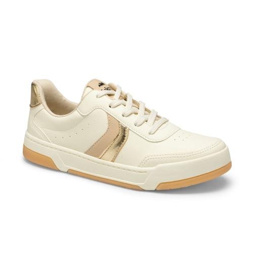 Tênis Casual Feminino Dakota D0191 Creme Creme 3