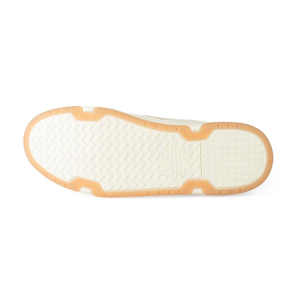Tênis Casual Feminino Dakota D0191 Creme Creme 5