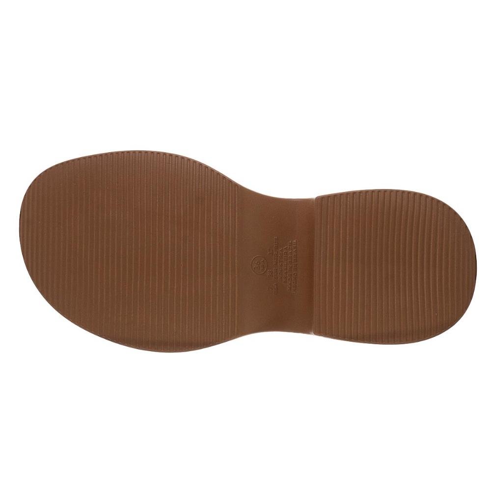 Tamanco Salto Baixo Tiras Feminino Modare 7210.101 Marrom Camel 4