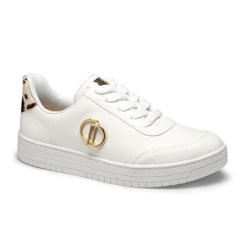 Tênis Casual Flatform Feminino Dakota D0182 Branco Branco 3