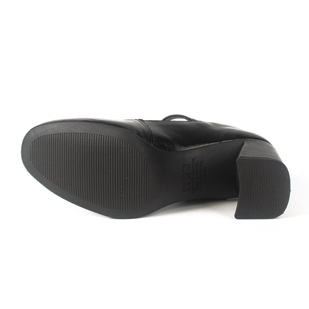 Sapato Scarpin Boneca Salto Bloco Dakota Feminino G9731 Preto Preto 5