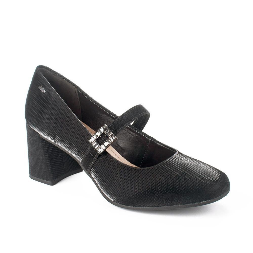 Sapato Scarpin Boneca Salto Bloco Dakota Feminino D0282 Preto Preto 3
