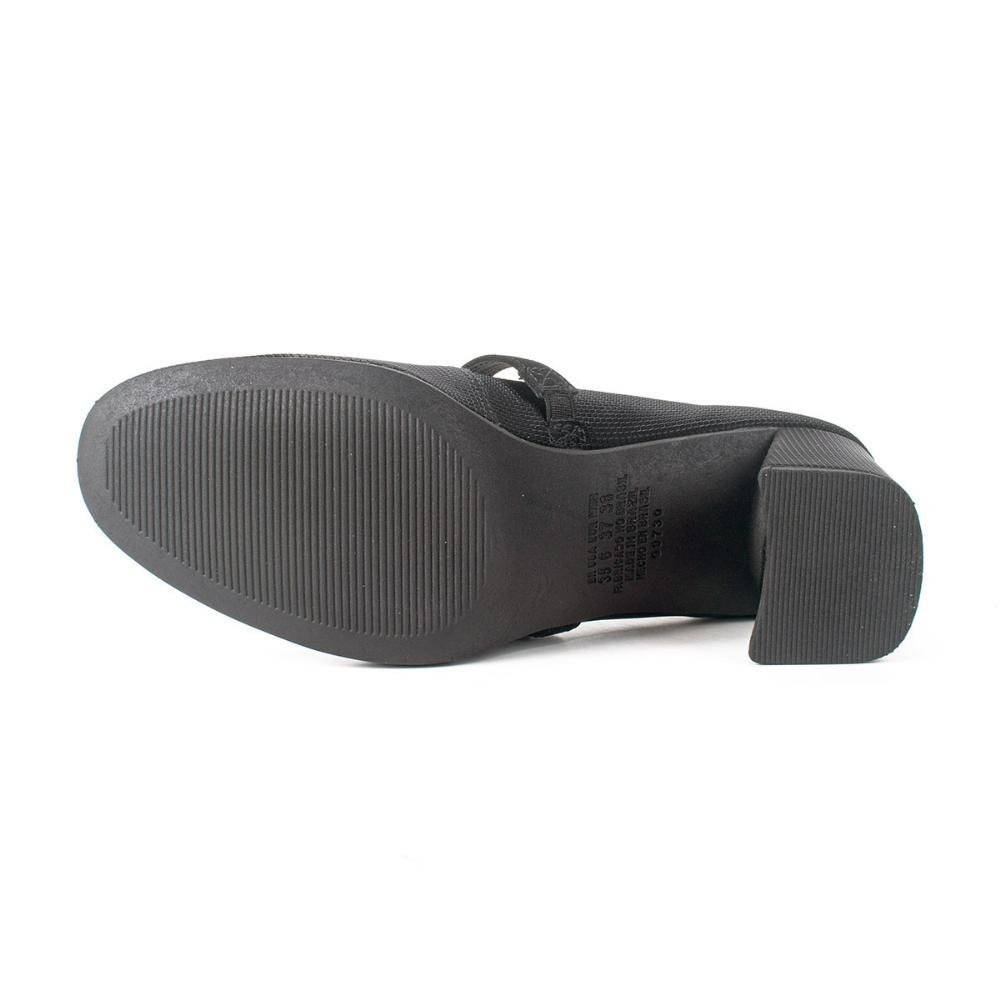 Sapato Scarpin Boneca Salto Bloco Dakota Feminino D0282 Preto Preto 5