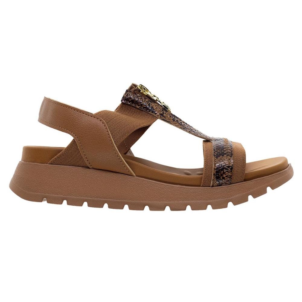 Sandália Flatform Feminina Modare 7198.103 Marrom Marrom 1
