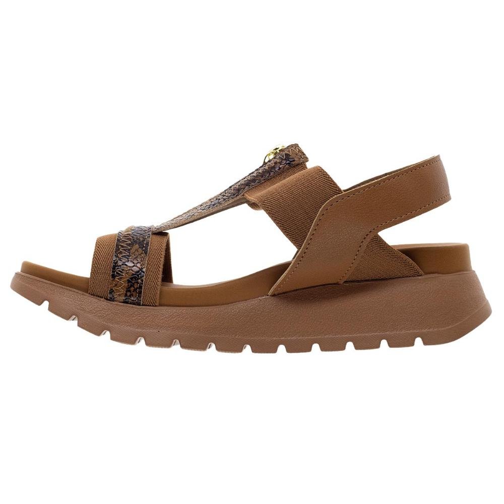 Sandália Flatform Feminina Modare 7198.103 Marrom Marrom 2