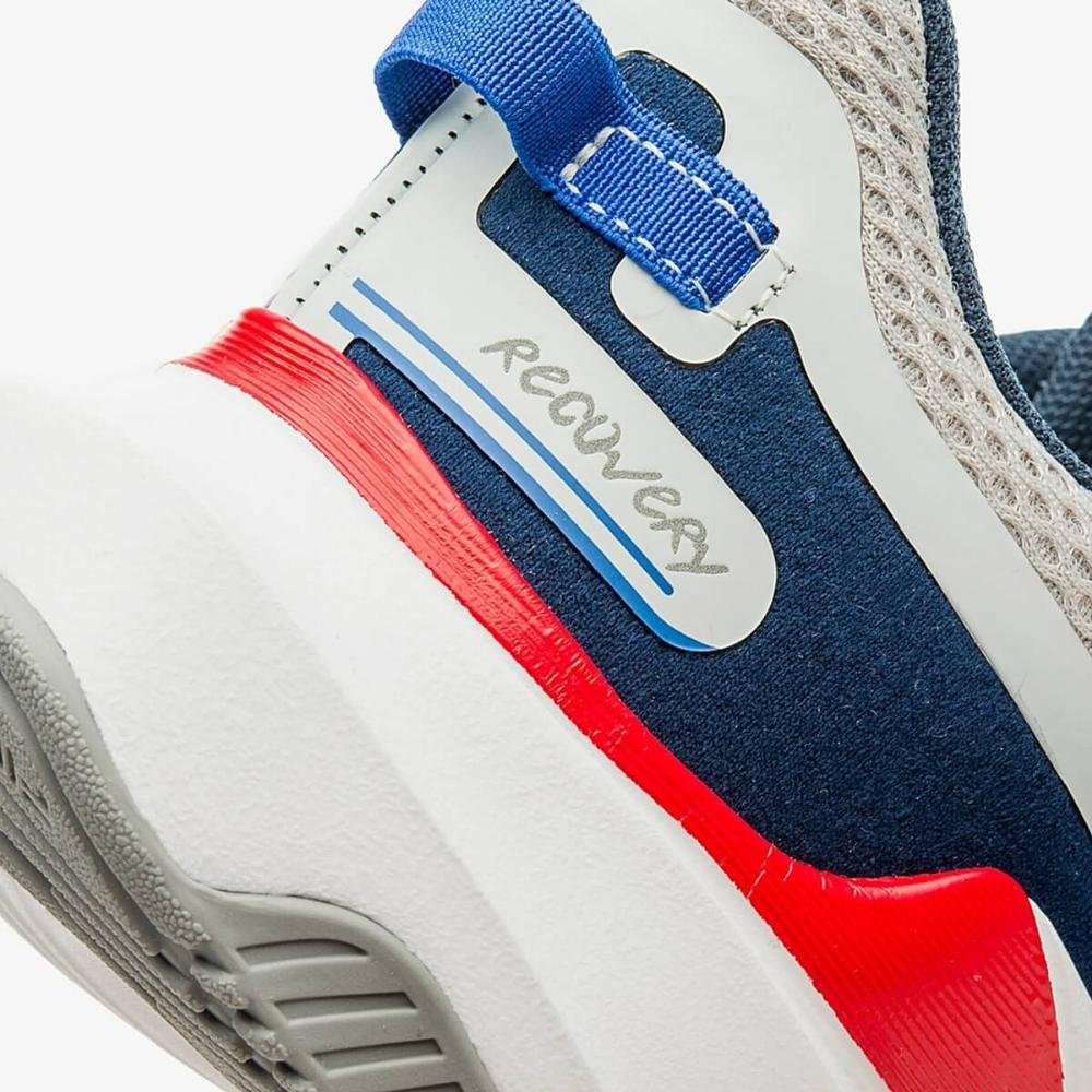 Tênis Esportivo Corrida Masculino Fila Recovery 1151966 Cinza Cinza 3