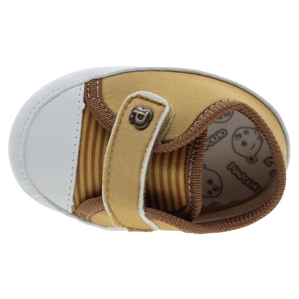 Tênis Infantil Bebê Menino Pimpolho 0110291C Mostarda Mostarda 3