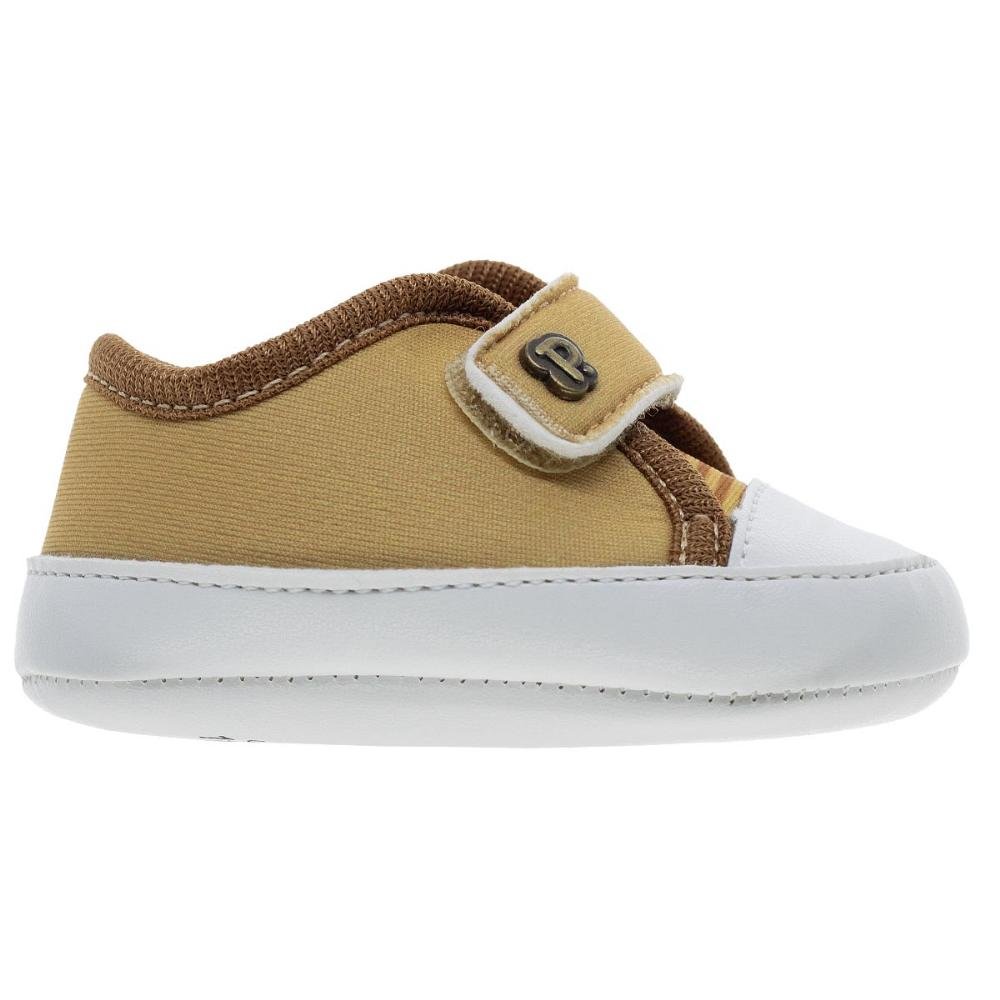 Tênis Infantil Bebê Menino Pimpolho 0110291C Mostarda