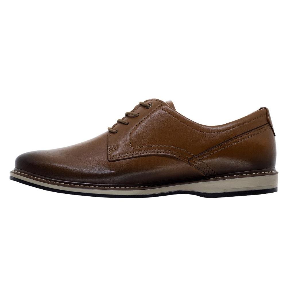 Sapato Social Oxford Masculino Pegada 125151 Marrom Marrom 2