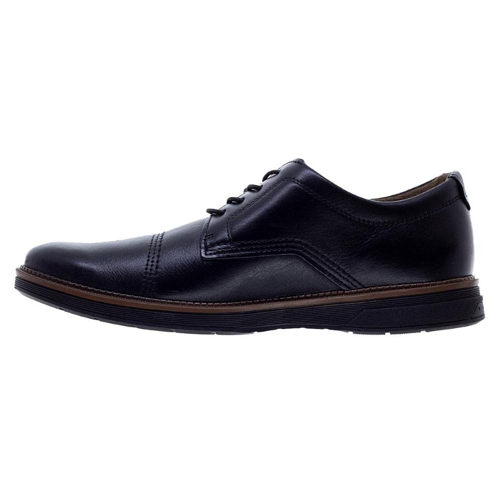 Sapato Social Oxford Masculino Pegada 126702 Preto Preto 2