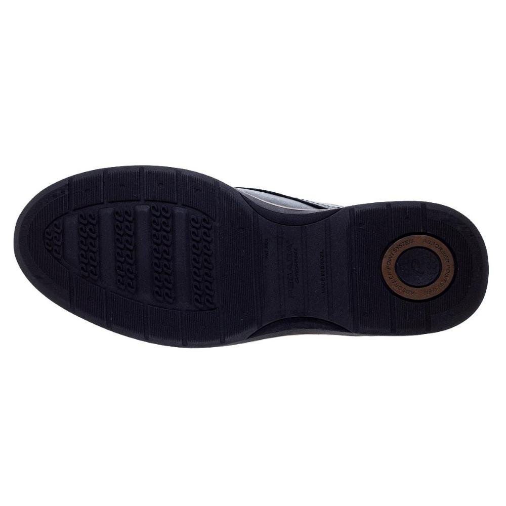 Sapato Social Oxford Masculino Pegada 126702 Preto Preto 4