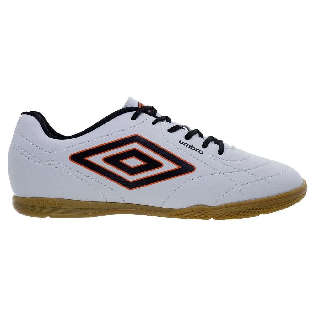 Chuteira Futsal Indoor Mascilina Class FootBaller Umbro 1295080 Branca Branco 1