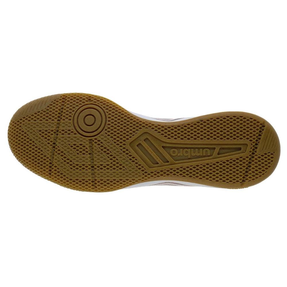 Chuteira Futsal Indoor Mascilina Class FootBaller Umbro 1295080 Branca Branco 4