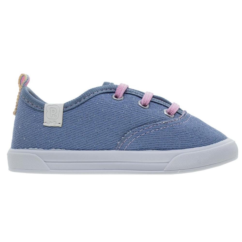 Tênis Infantil Menina Pimpolho  0120340C Azul