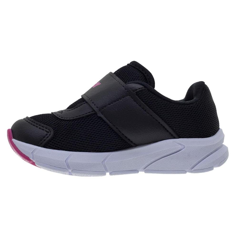 Tênis Infantil Menina Kidy Energy 041-1178 Preto Preto 2