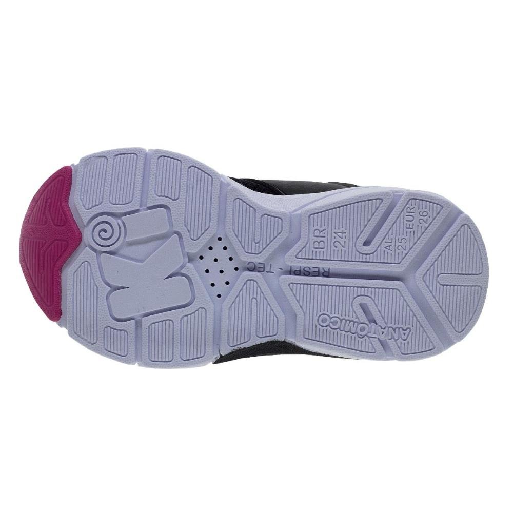 Tênis Infantil Menina Kidy Energy 041-1178 Preto Preto 4
