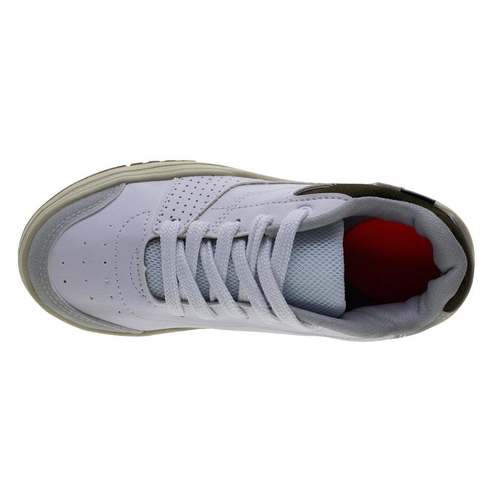 Tênis Infantil Menino Kidy K360 Streetwear 448-0002 Branco Branco 3
