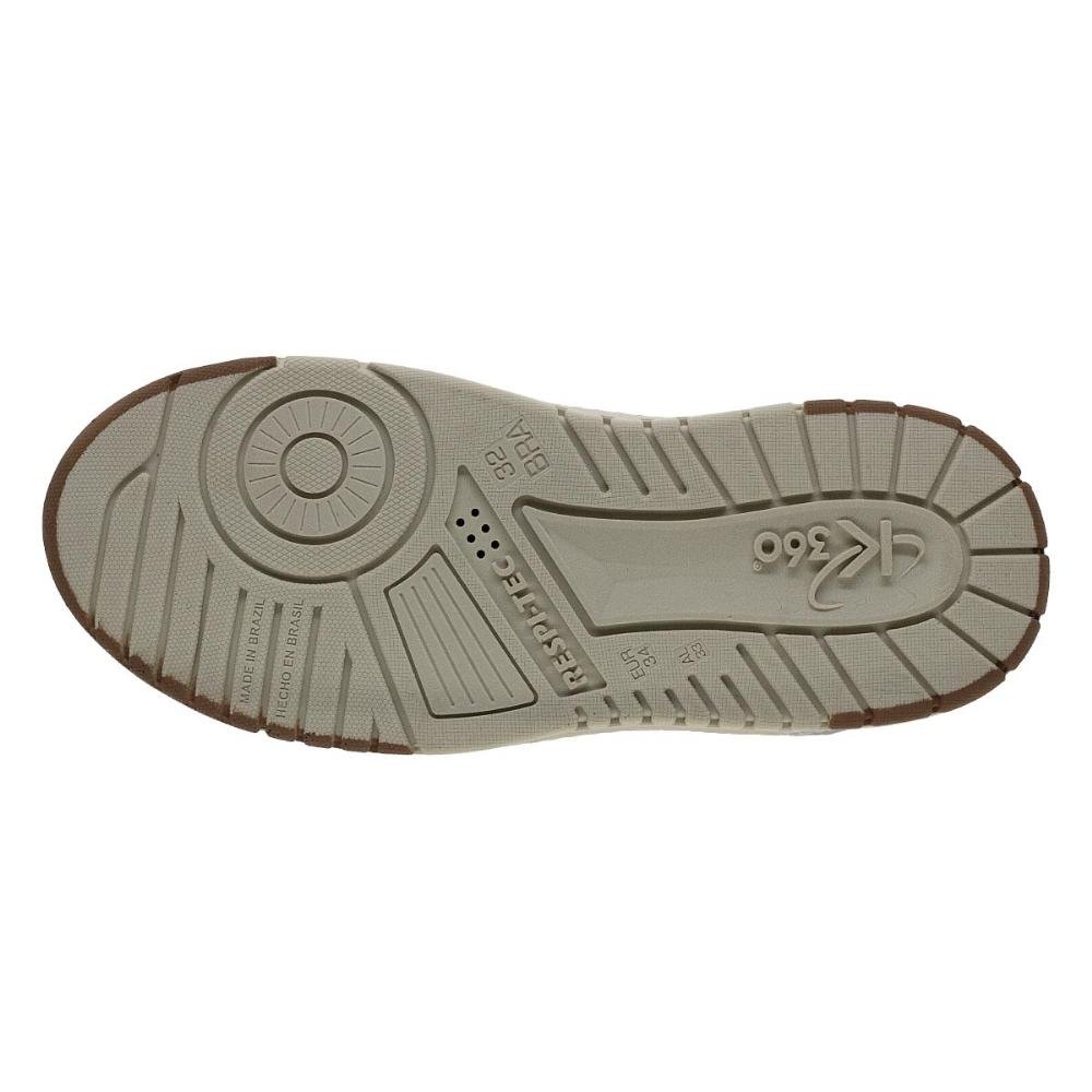 Tênis Infantil Menino Kidy K360 Streetwear 448-0002 Branco Branco 4