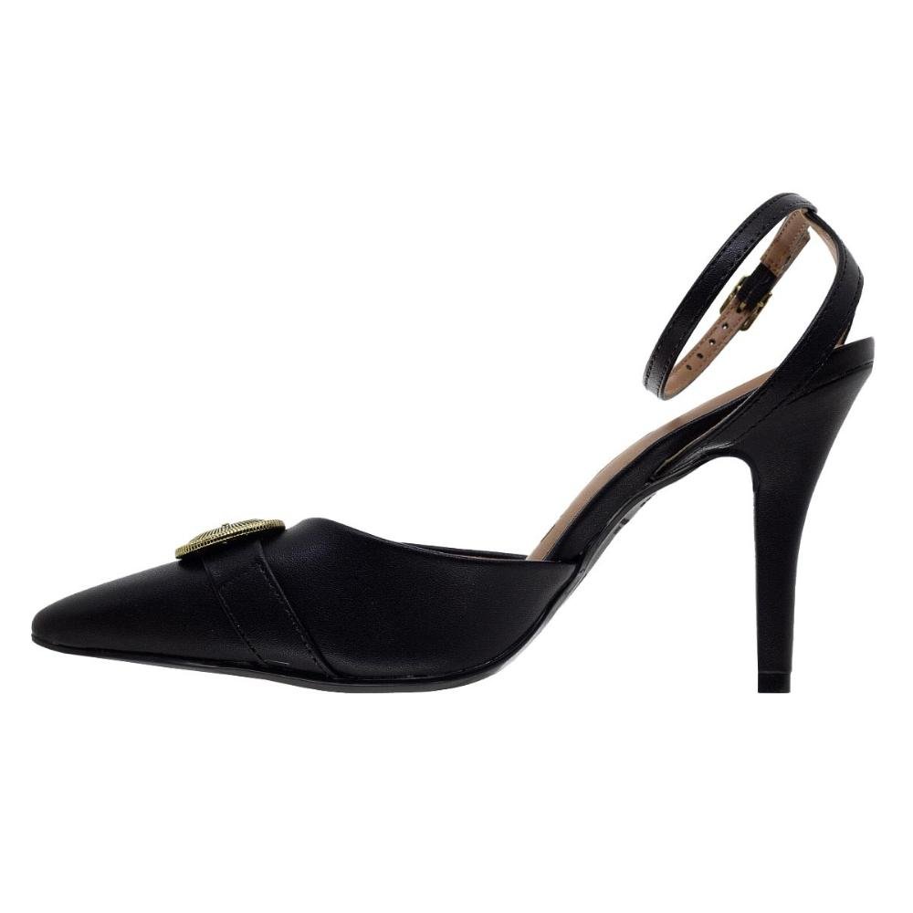 Sapato SlingBack Salto Baixo Vizzano 1184.1707 Preto Preto 2