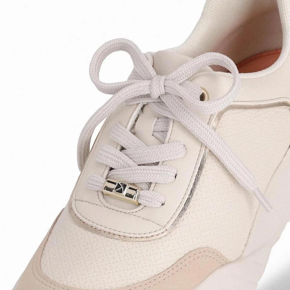 Tênis Casual Feminino Piccadilly 949026 Offwhite Offwhite 4