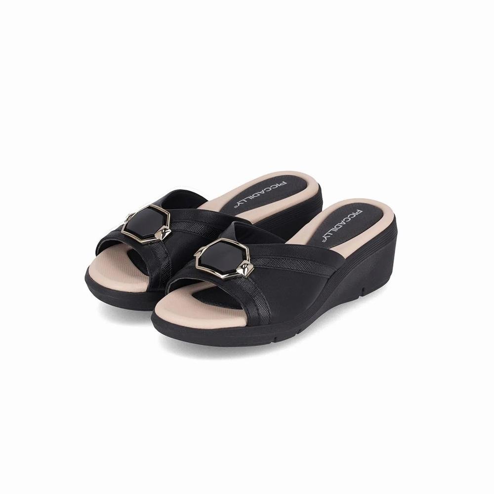 Tamanco Feminino Joanete Piccadilly 540375 Preto Preto 2