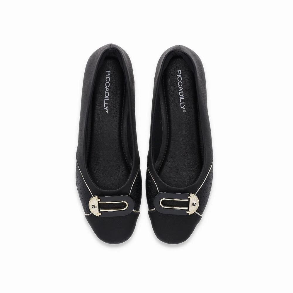 Sapatilha Joanete Feminina Piccadilly 250234 Preta Preto 2