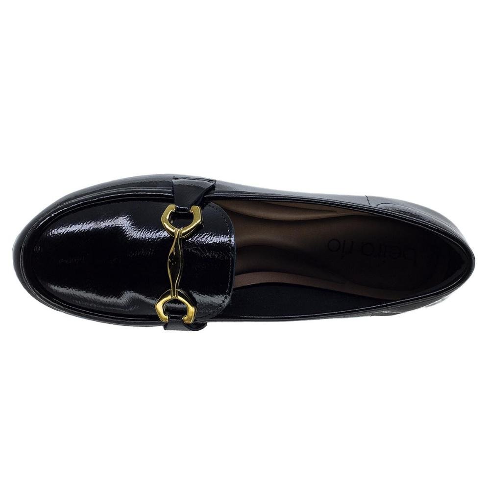 Mocassim Feminino Beira Rio 4324.101 Preto Preto 3
