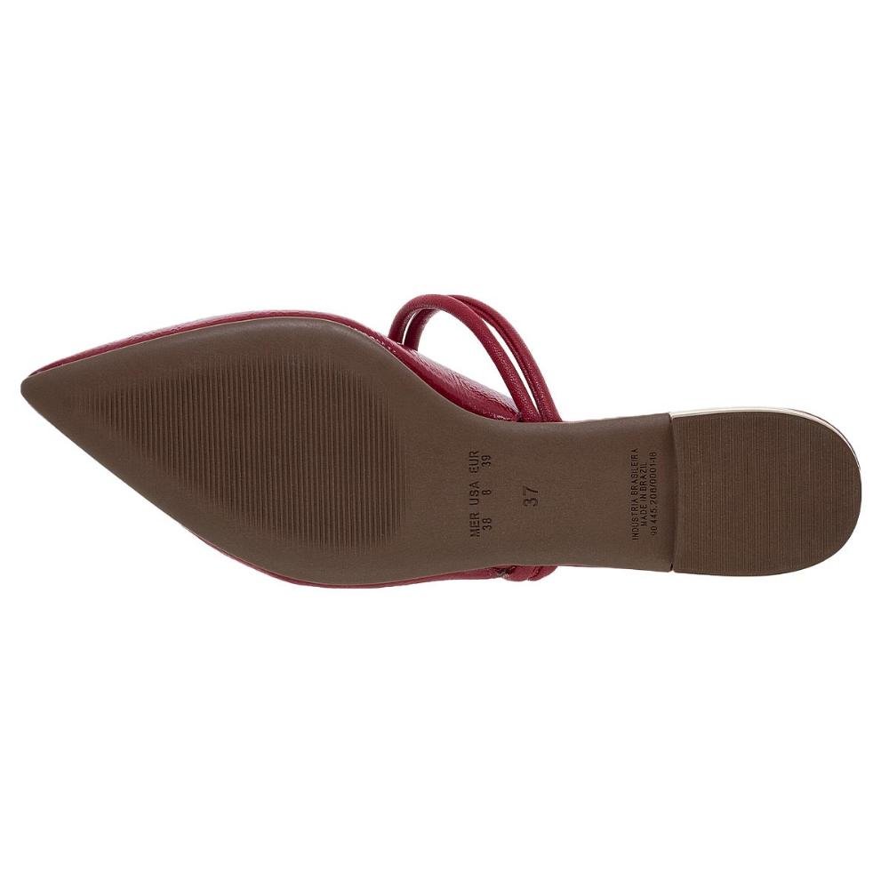 SlingBack Salto Baixo Bebecê T2019086 Vermelho Vermelho 4