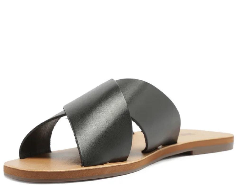 Tamanco Rasteiro Feminino Anacapri C300140004 Preto Preto 4