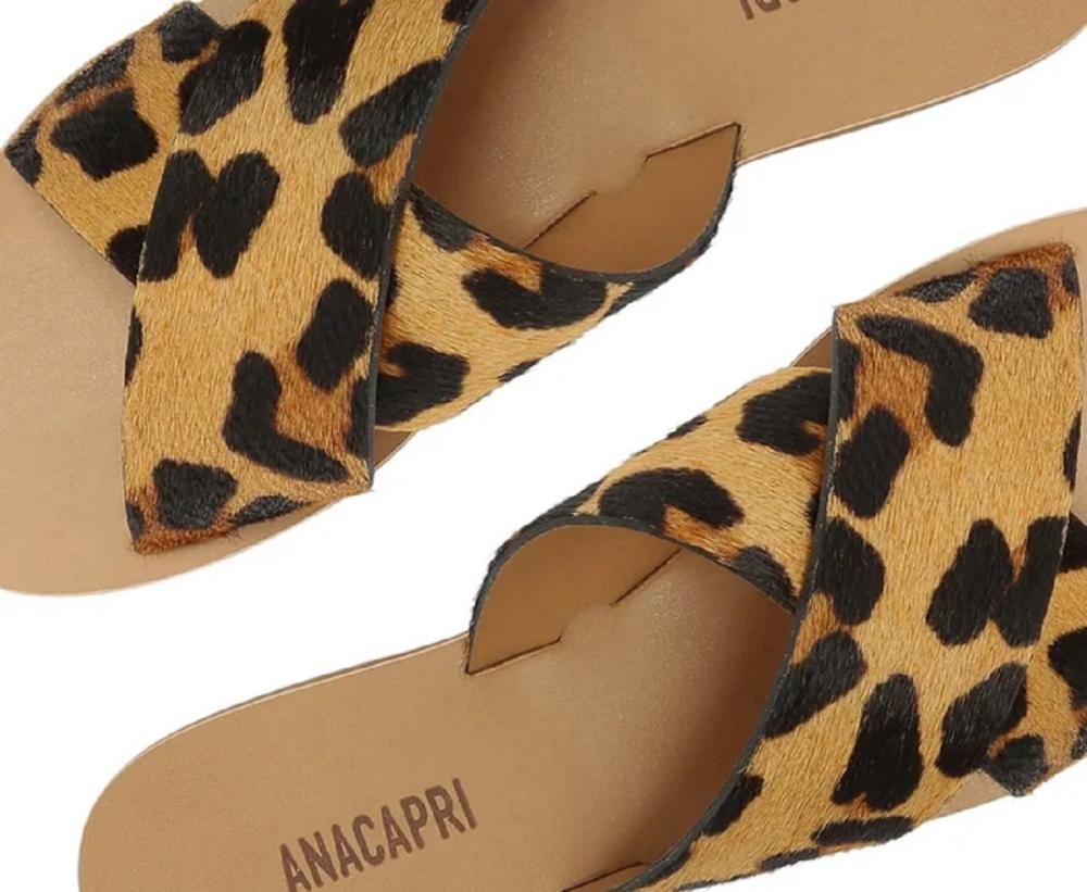 Tamanco Rasteiro Feminino Anacapri C300140004 Bege Bege 6