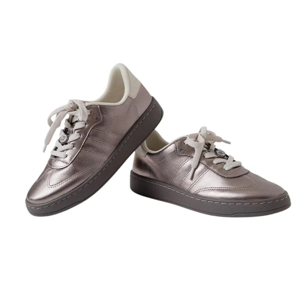Tênis Casual Feminino Piccadilly 985019 Prata Prata 3