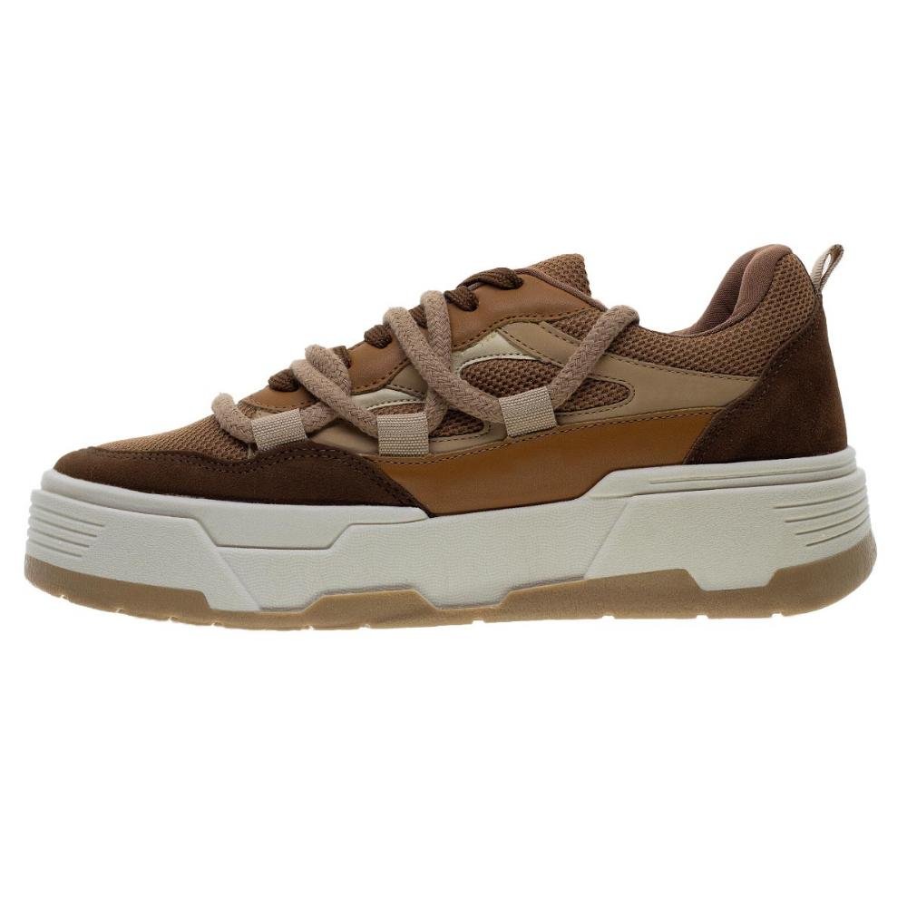Tênis Feminino Go Street B9260 Marrom Caramelo 2