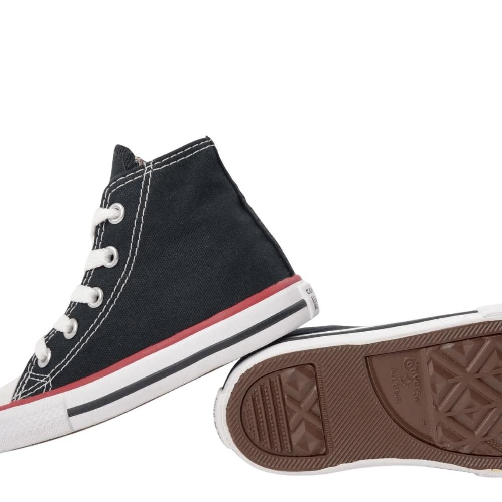 Tênis Infantil Unissex Converse Chuck Taylor Canvas CK00030007 Preto Preto 4