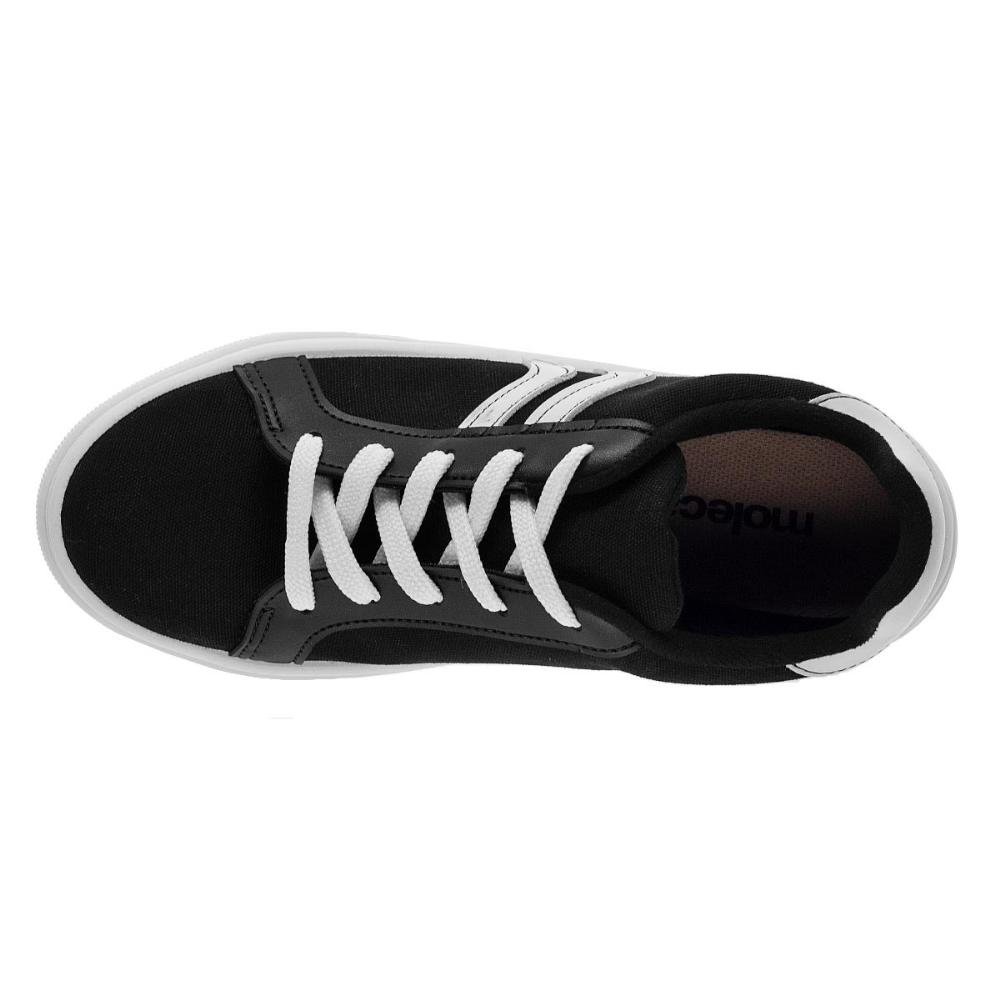 Tênis Casual Feminino Moleca 5796.106 Preto Preto 3