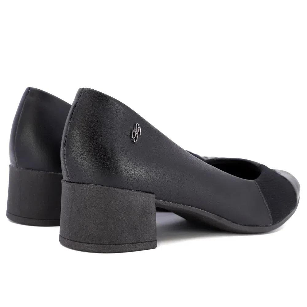 Sapato Scarpin Joanete Feminino Usaflex AJ0102001 Preto Preto 3
