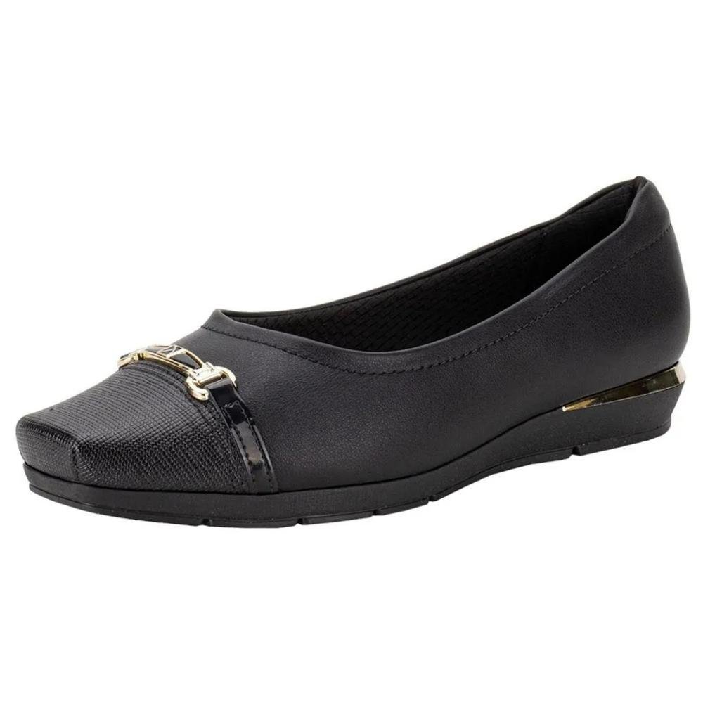Sapato Feminino Piccadilly 147305 Preto Preto 2