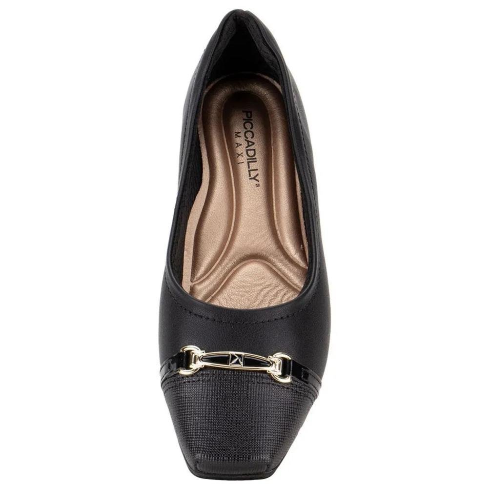 Sapato Feminino Piccadilly 147305 Preto Preto 4