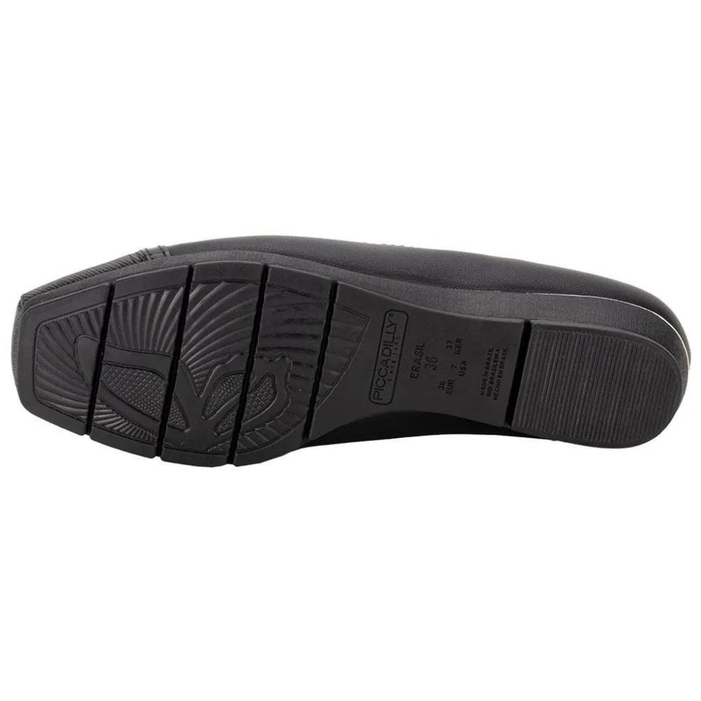 Sapato Feminino Piccadilly 147305 Preto Preto 5