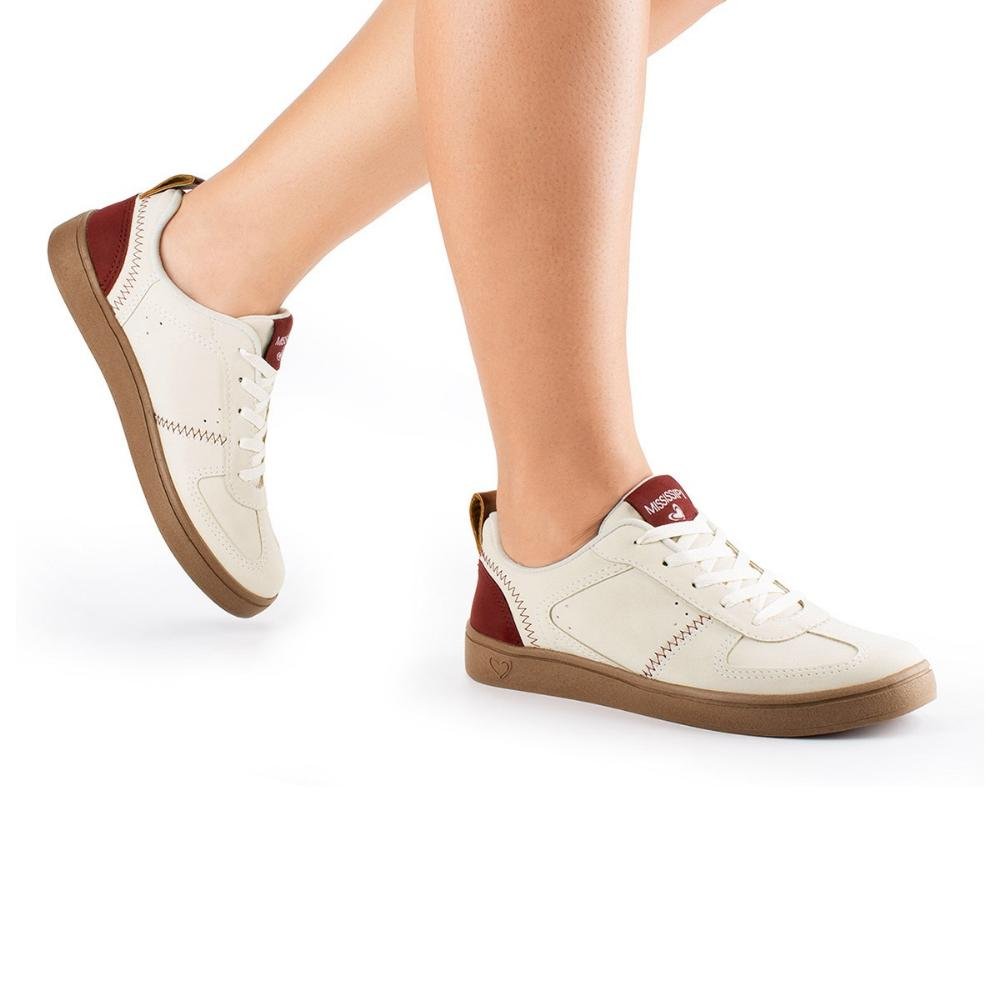 Tênis Feminino Mississipi MB153 Off White Off White 6