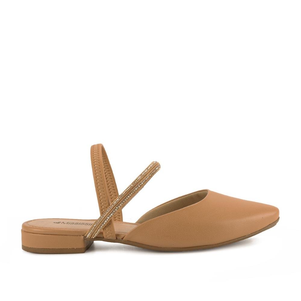 Sapatilha Slickback Feminino mississipi MB553 Bege Bege 1