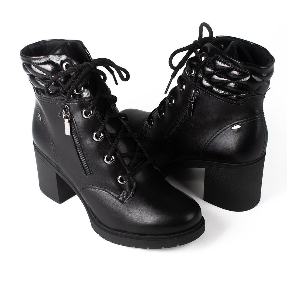 Coturno feminino Dakota DA762 Preto Preto 3
