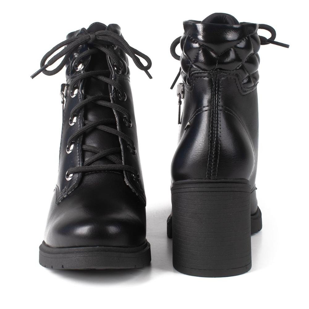 Coturno feminino Dakota DA762 Preto Preto 4