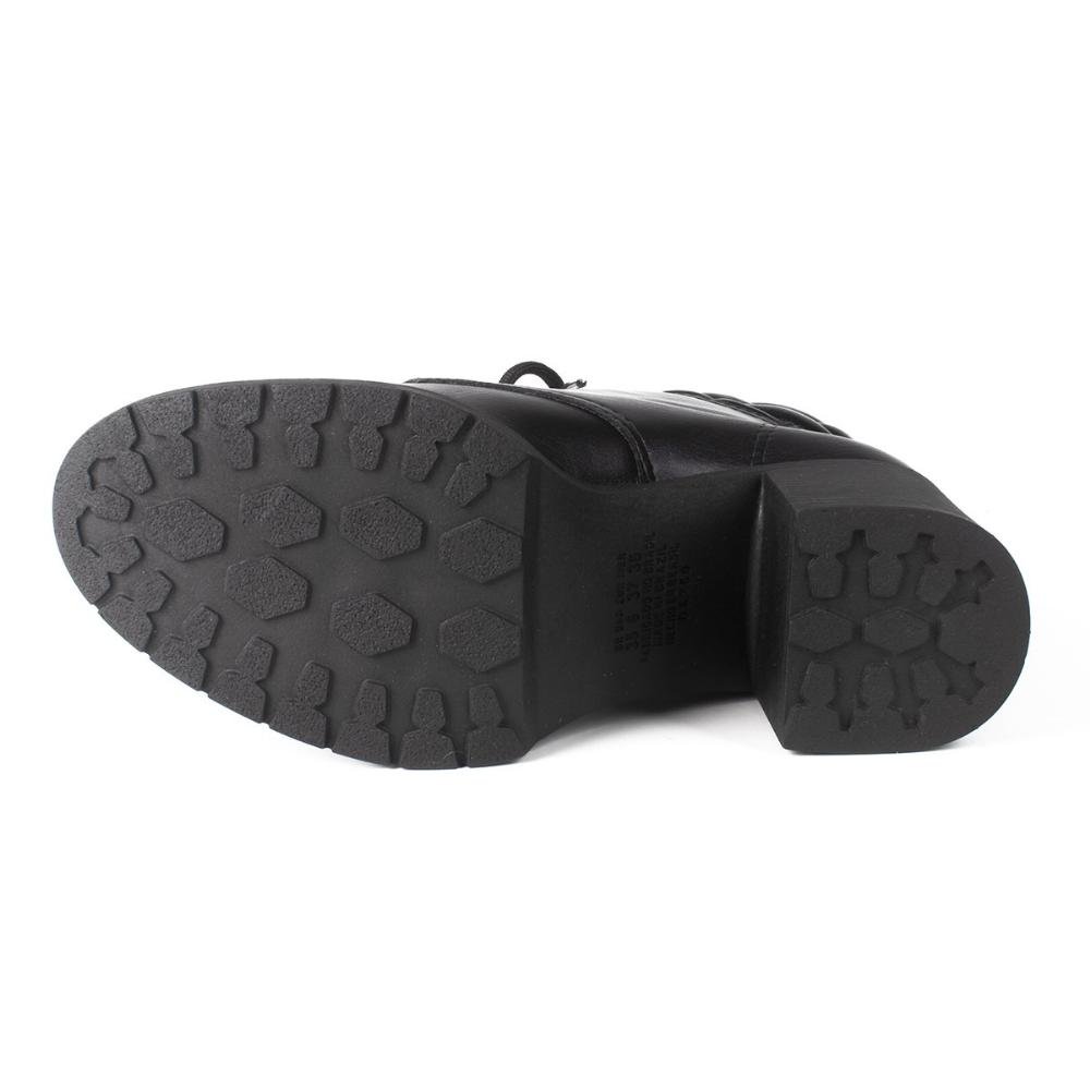 Coturno feminino Dakota DA762 Preto Preto 5