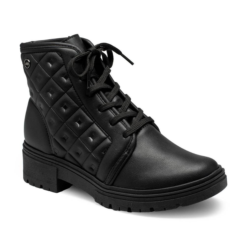 Coturno Feminino Dakota DA842 Preto Preto 3