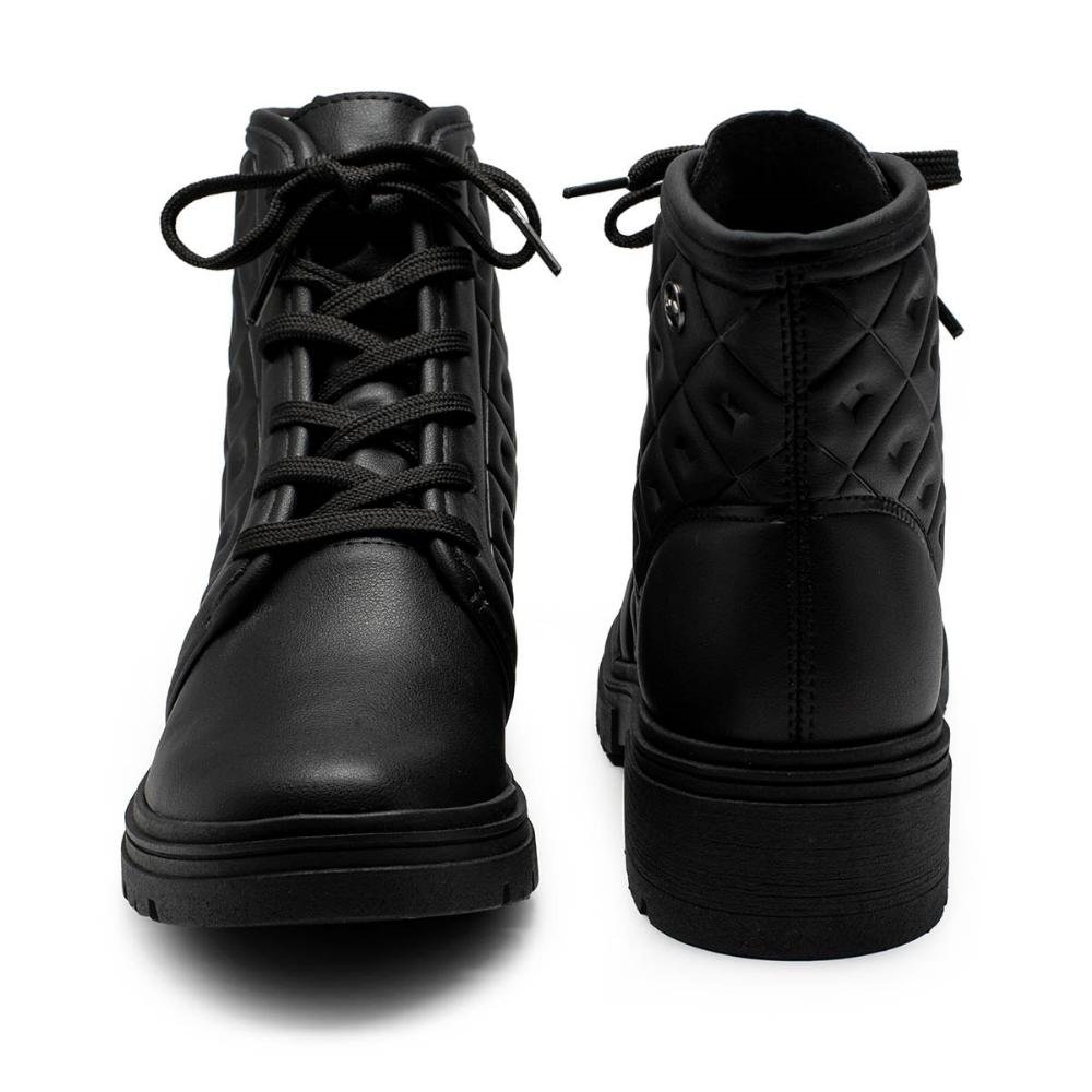 Coturno Feminino Dakota DA842 Preto Preto 4